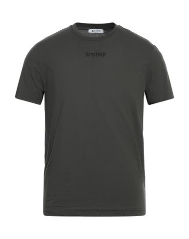 Dondup Man T-shirt Dark Green Size S Cotton
