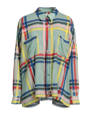 Maison Rabih Kayrouz Woman Shirt Green Size 10 Wool