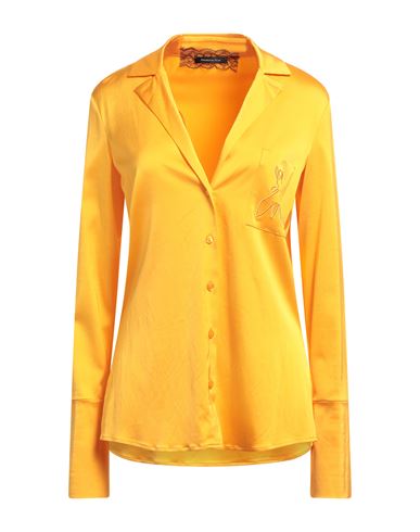 Shop Patrizia Pepe Woman Shirt Mandarin Size 6 Viscose, Elastane, Polyester