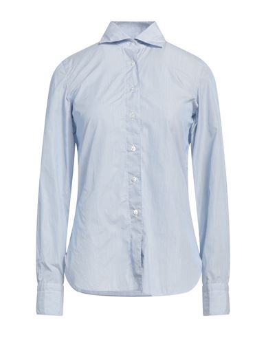 FINAMORE 1925 FINAMORE 1925 WOMAN SHIRT LIGHT BLUE SIZE 8 COTTON 