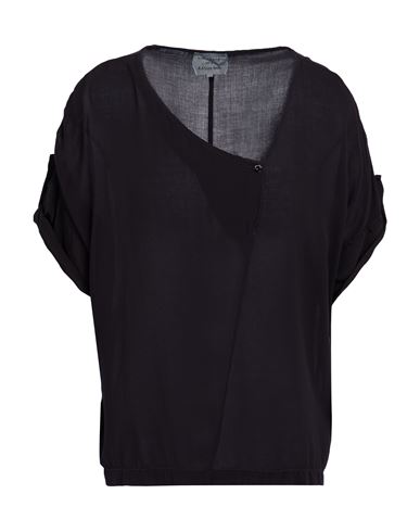 Alessia Santi Woman Top Black Size 8 Viscose