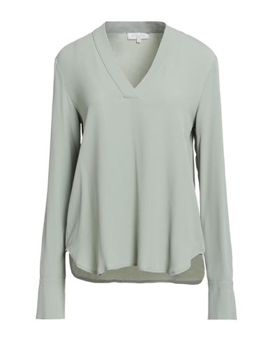Antonelli Woman Top Sage Green Size 4 Silk, Acetate In Green