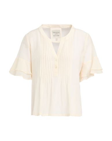 Alessia Santi Woman Top Ivory Size 4 Cotton, Silk In Multi
