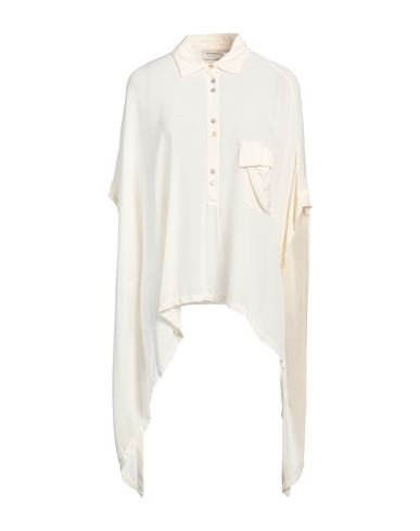 ALESSIA SANTI ALESSIA SANTI WOMAN TOP IVORY SIZE 6 VISCOSE 
