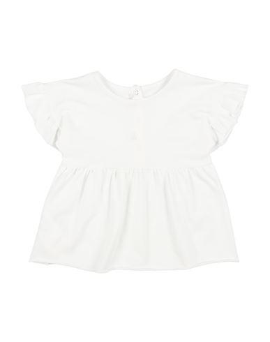 Le Bebé Toddler Girl T-shirt White Size 6 Cotton, Elastane In White