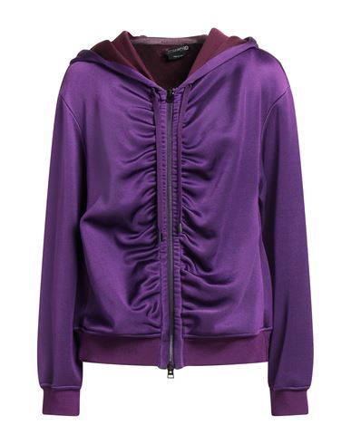 Tom Ford Woman Sweatshirt Mauve Size 10 Viscose, Polyester, Polyamide, Elastane, Calfskin In Purple