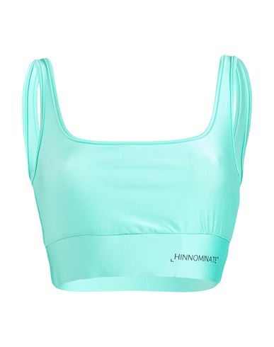 Hinnominate Woman Top Turquoise Size M Polyamide, Elastane In Blue