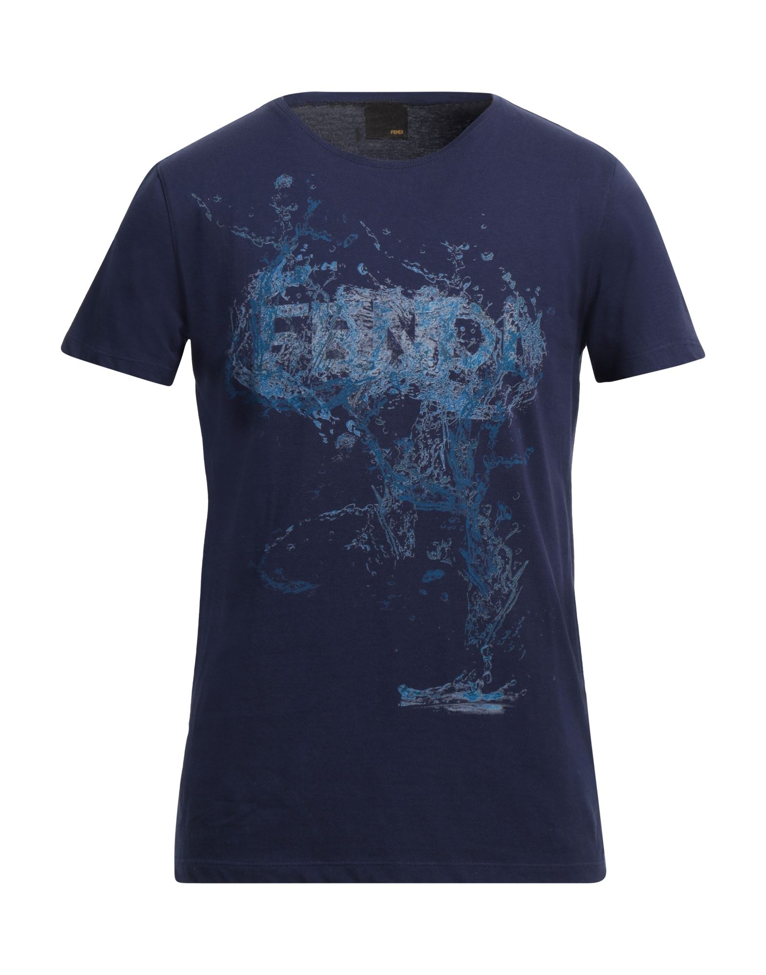 FENDI Tシャツ　メンズSサイズ相当 楽天市場】フェンディ FENDI ブルー FFコットン Tシャツ クルー