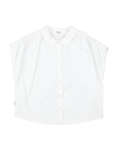 Il Gufo Toddler Girl Shirt White Size 6 Cotton, Elastane In White