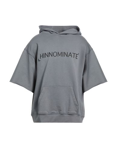 Hinnominate Man Sweatshirt Grey Size L Cotton, Elastane In Gray