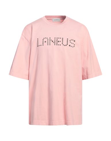 Laneus Man T-shirt Pink Size Xl Cotton