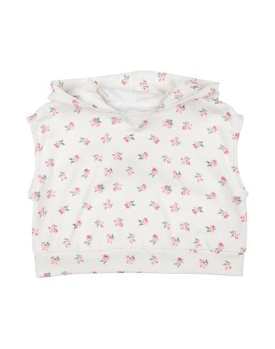 L:ú L:ú By Miss Grant Toddler Girl Sweatshirt Ivory Size 6 Cotton In White