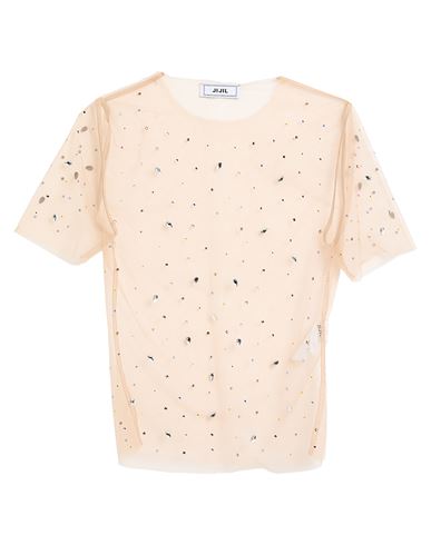 Jijil Woman Top Beige Size 4 Nylon In Brown