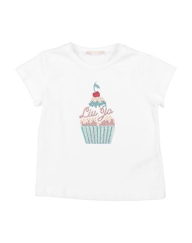 Liu •jo Babies'  Toddler Girl T-shirt White Size 3 Cotton, Elastane