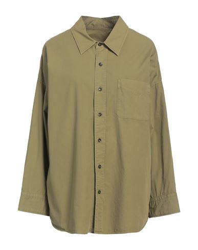 Nine In The Morning Woman Shirt Military Green Size Xs Cotton In Green