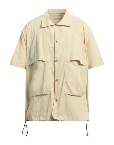 Ranra Camisa Hombre Beige M Hombre