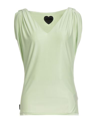 Rrd Woman Top Light Green Size 8 Cupro, Elastane In Green