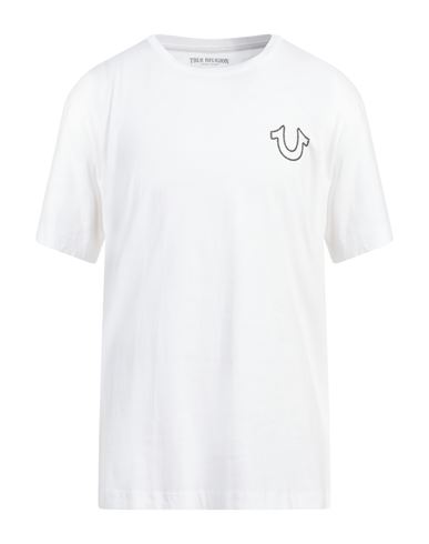 True Religion Man T-shirt White Size Xs Cotton In White