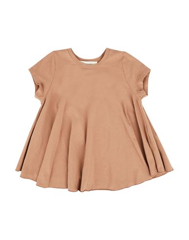 Fiorile Toddler Girl T-shirt Khaki Size 6 Cotton, Elastane In Beige