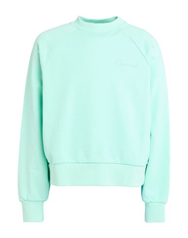 Garment Workshop Man Sweatshirt Light Green Size Xl Cotton In Green
