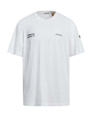 Moncler Genius 7 Moncler Fragment Hiroshi Fujiwara Man T-shirt White Size Xl Cotton In White