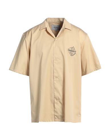 Carhartt Man Shirt Sand Size Xl Tencel, Cotton In Beige