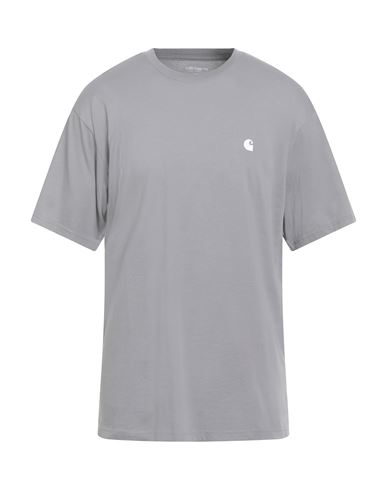Carhartt Man T-shirt Light Grey Size Xs Organic Cotton In Gray