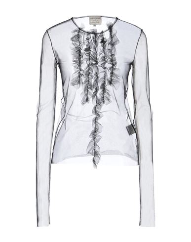 Alessia Santi Woman Top Black Size 3 Polyamide In Multi