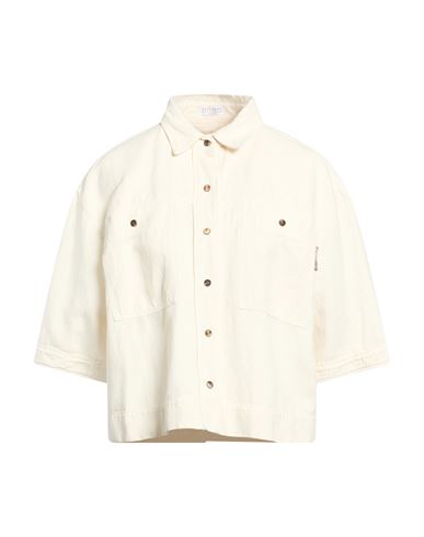 Camisa Mujer Marfil 32,36,38 Mujer