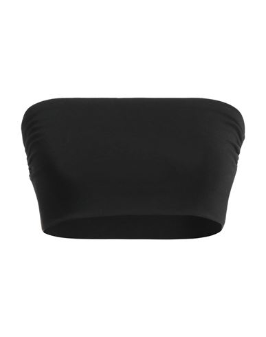 Alessia Santi Woman Top Black Size 3 Polyester, Viscose, Elastane