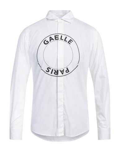 Gaelle Paris Gaëlle Paris Man Shirt White Size 44 Cotton In White