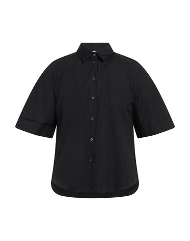 Aspesi Woman Shirt Black Size 10 Cotton In Black
