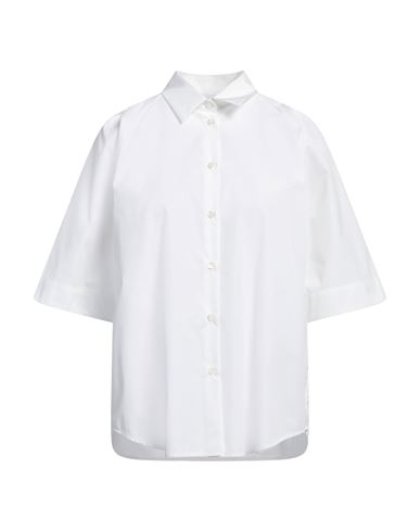 Aspesi Pinch-detailed Shot-sleeve Shirt In White