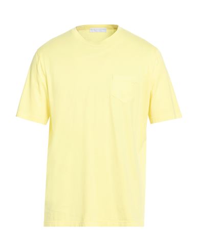Filippo De Laurentiis Man T-shirt Yellow Size 44 Cotton