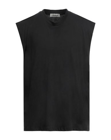 A Paper Kid Man T-shirt Black Size M Cotton In Black