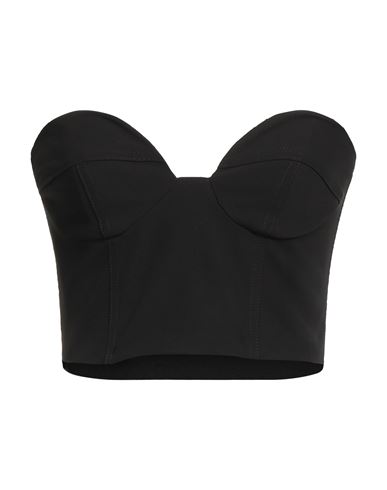 Revise Concept Woman Top Black Size 8 Polyester, Elastane