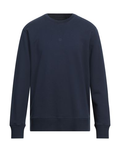 Givenchy Embroidered-logo Cotton Sweatshirt In Navy