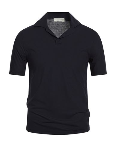 Filippo De Laurentiis Man Polo Shirt Midnight Blue Size 36 Cotton