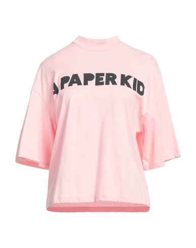 A Paper Kid Woman T-shirt Pink Size M Cotton