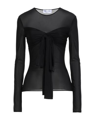 Blumarine Woman Top Black Size 6 Polyamide, Elastane In Black