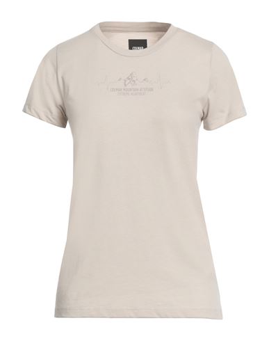 Colmar Woman T-shirt Beige Size S Polyester, Cotton In Beige