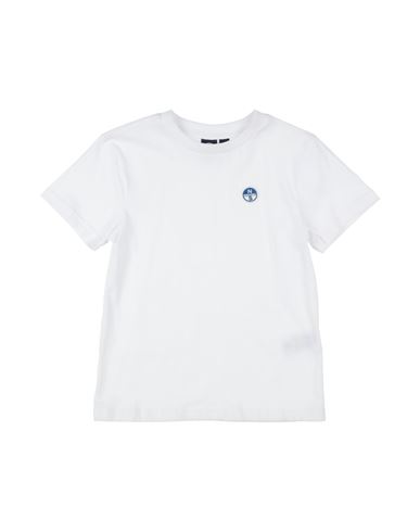North Sails Toddler Boy T-shirt White Size 6 Cotton In White