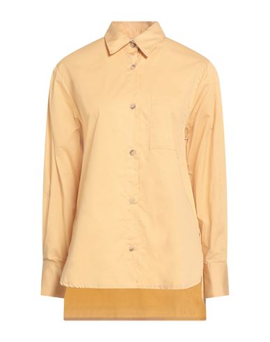 Kaos Woman Shirt Mustard Size 6 Cotton In Nude
