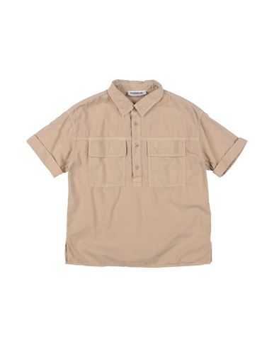 Dondup Toddler Boy Shirt Sand Size 4 Cotton In Beige