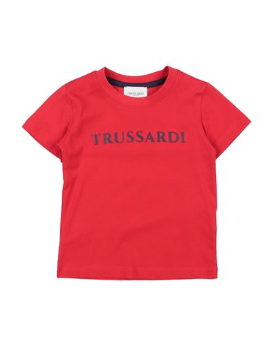Trussardi Junior Toddler Boy T-shirt Red Size 3 Cotton In Red