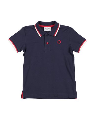 Trussardi Junior Toddler Boy Polo Shirt Navy Size 6 Cotton In Navy