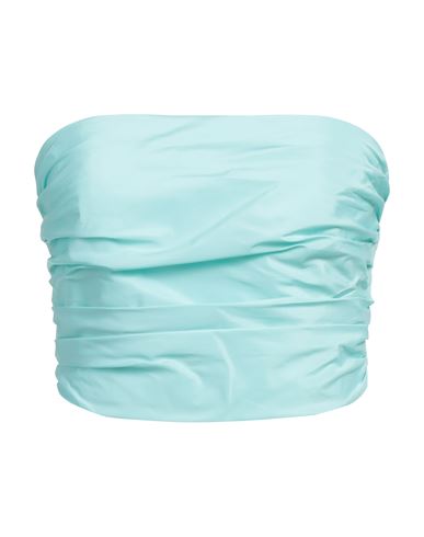 Marella Woman Top Turquoise Size 10 Polyester In Blue