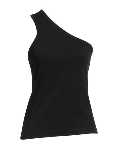 Thom Krom Woman Top Black Size L Cotton, Elastane In Black