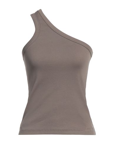 Thom Krom Woman Top Dark Green Size S Cotton, Elastane In Green