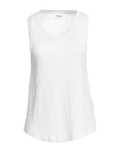 Isabel Marant Étoile Marant Étoile Woman Tank Top Off White Size M Linen In Off White